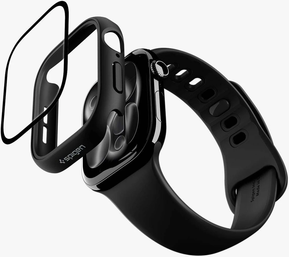 Spigen Thin Fit 360 dėklas Apple Watch 42mm – juodas