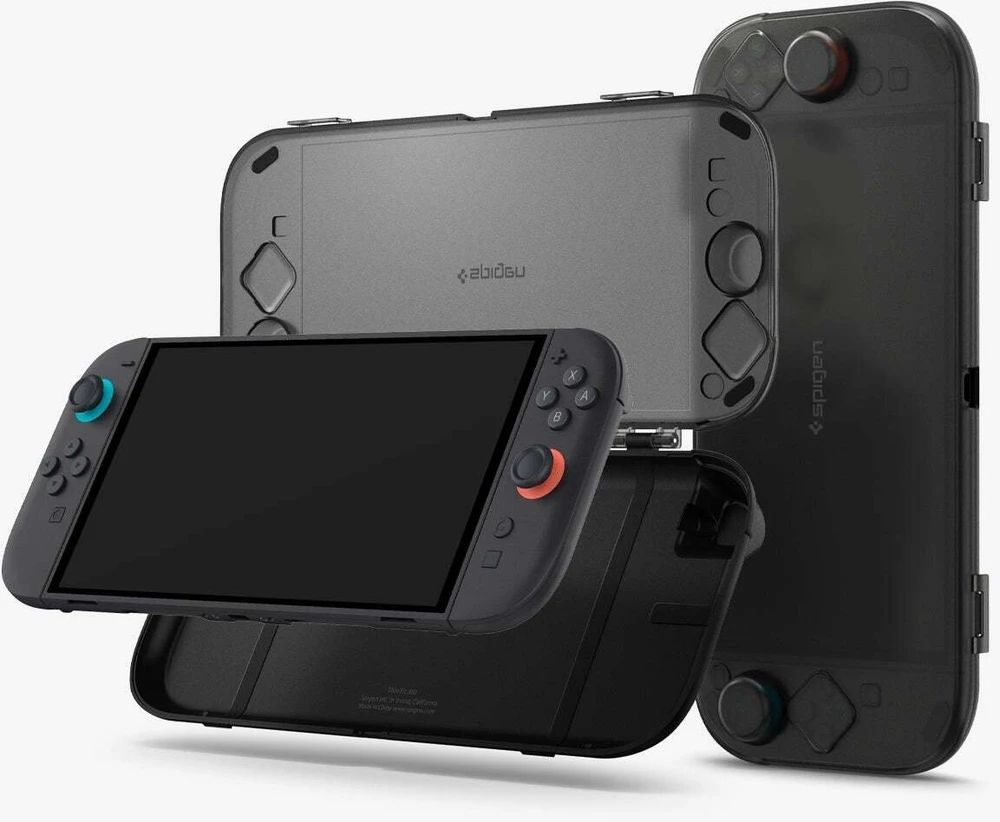 Dėklas Spigen Thin Fit 360, frost juodas - Nintendo Switch 2