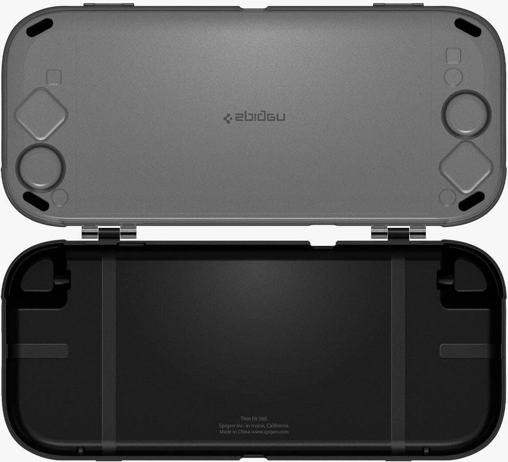 Dėklas Spigen Thin Fit 360, frost juodas - Nintendo Switch 2