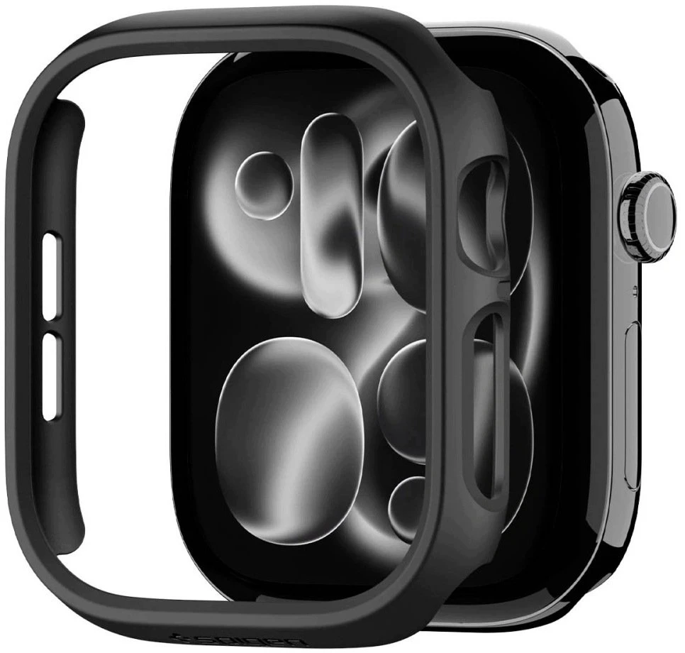 Spigen Thin Fit dėklas Apple Watch 42mm - Juodas