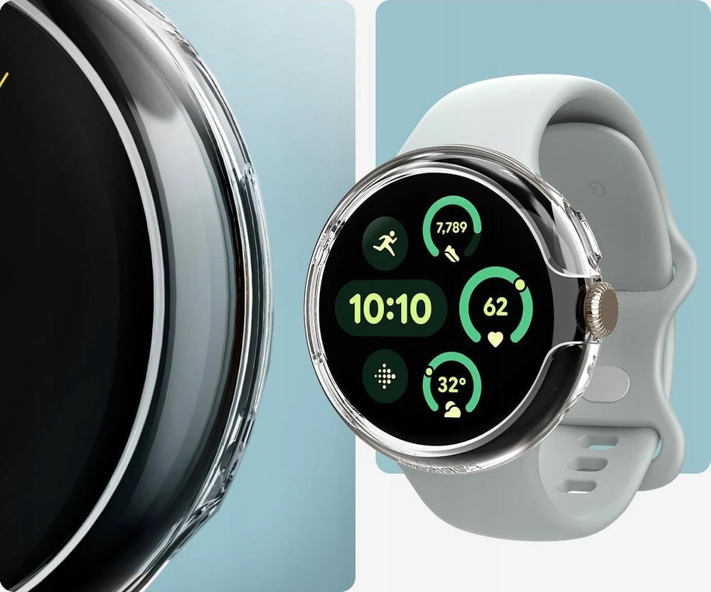 Spigen Plonas, skaidrus – „Google Pixel Watch 3/2/1“ (41 mm)