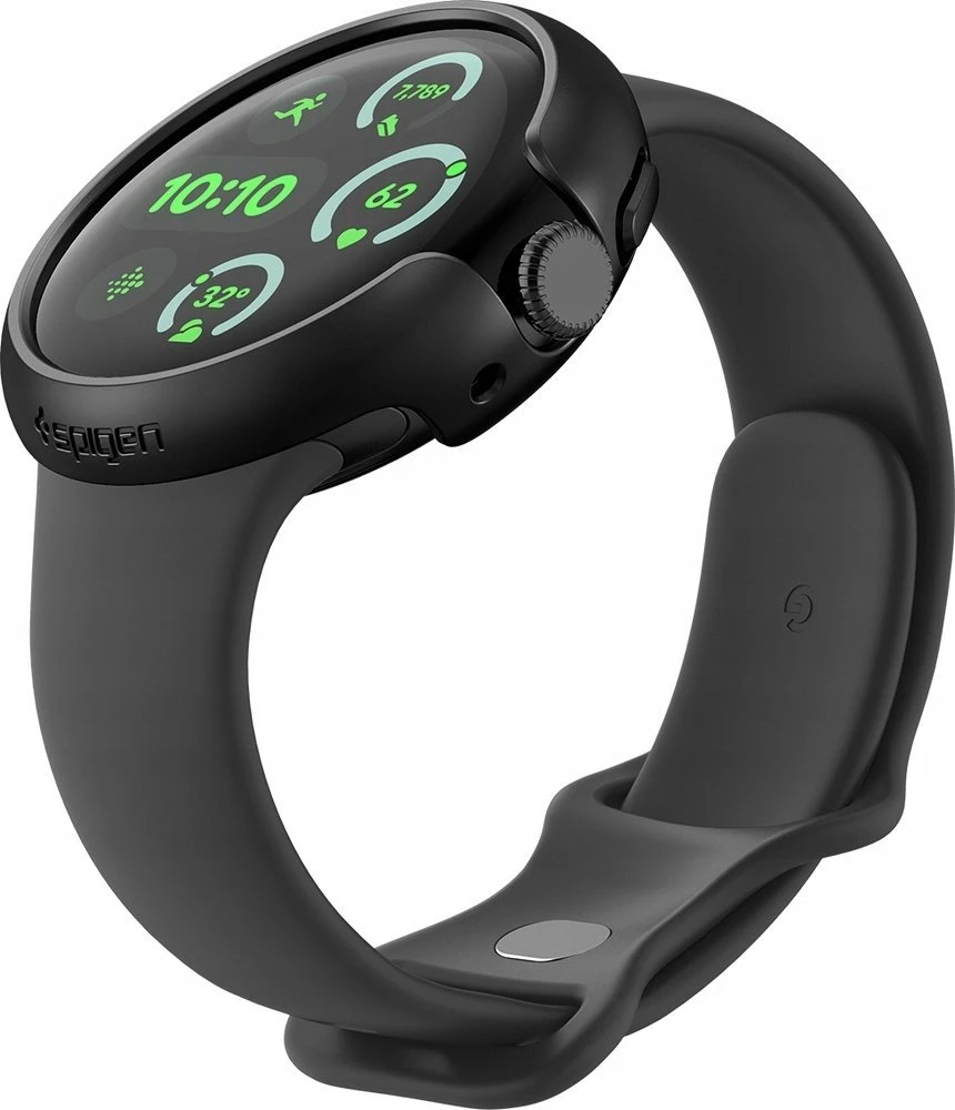 Spigen Thin Fit, juodas - Google Pixel Watch 3/2/1 (41mm)