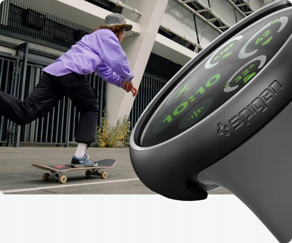 Spigen Thin Fit, juodas - Google Pixel Watch 3/2/1 (41mm)