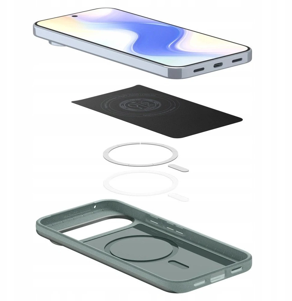 Spigen Thin Fit Mag MagSafe – dėklas skirtas Google Pixel 10 / 10 Pro Sage Žalias