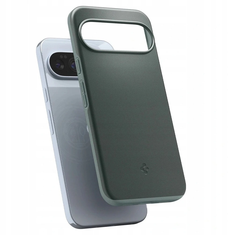 Spigen Thin Fit Mag MagSafe – dėklas skirtas Google Pixel 10 / 10 Pro Sage Žalias