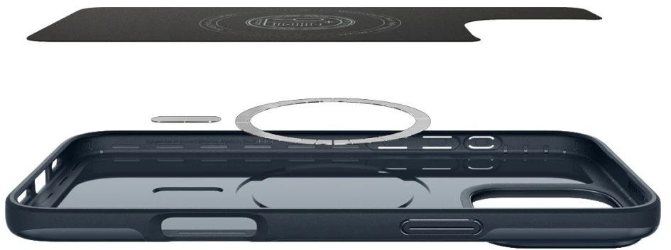 Spigen Thin Fit MagSafe dėklas, skirtas iPhone 16 Pro – tamsiai pilkas
