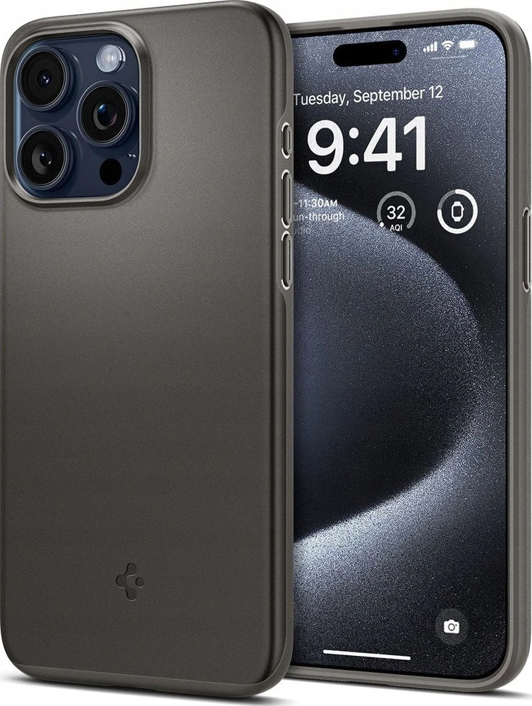 Spigen Thin Fit MagSafe Apple iPhone 16 Pro Max – dėklas telefonui juodos spalvos