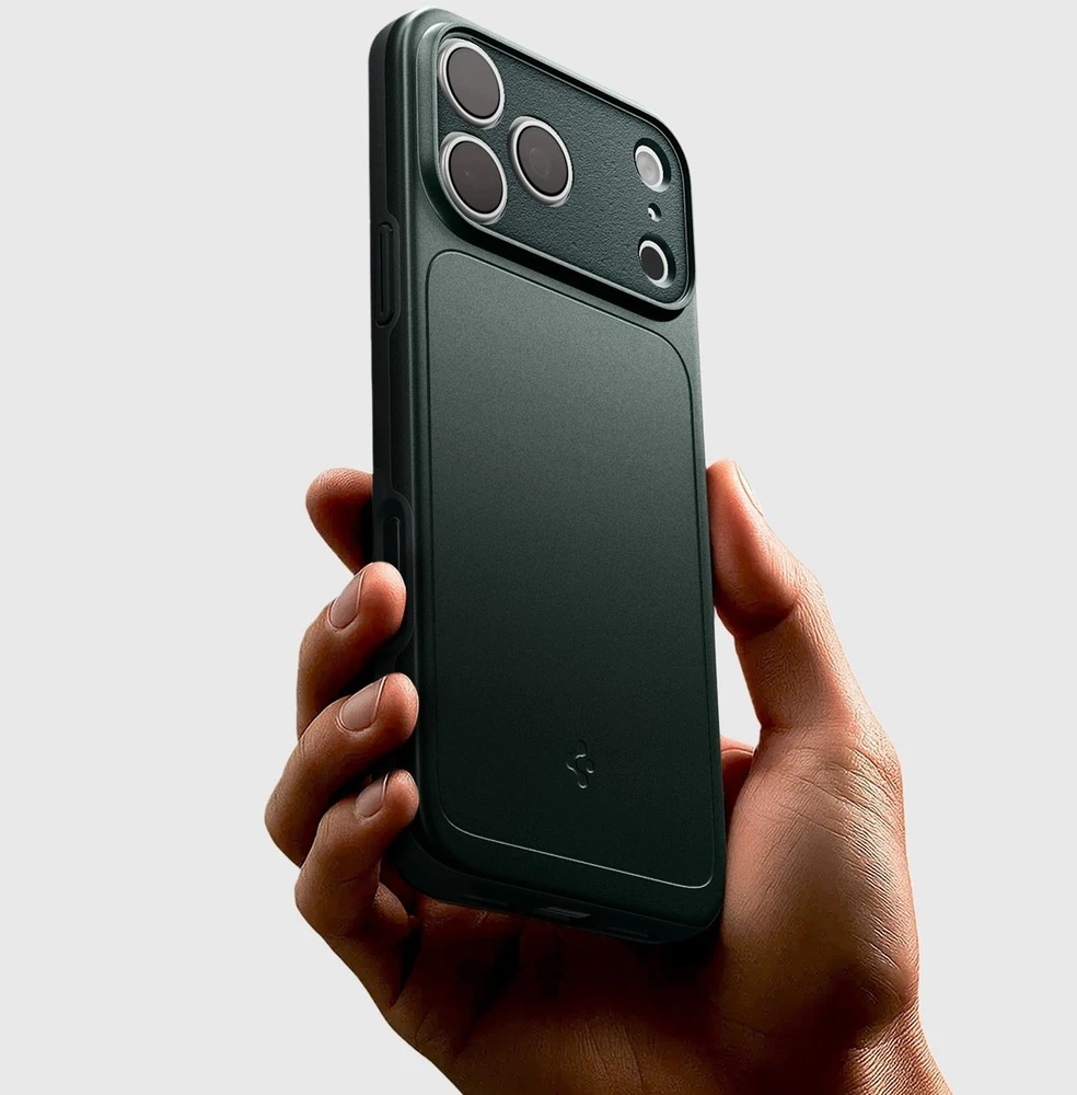 Dėklas Spigen Thin Fit MagSafe iPhone 17 Pro / 18 Pro ABYSS Žalias