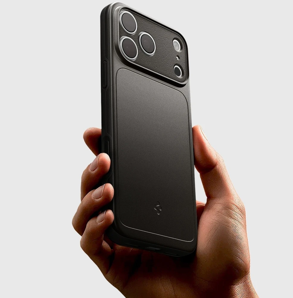 Dėklas Spigen Thin Fit MagSafe iPhone 17 Pro / 18 Pro GUNMETAL