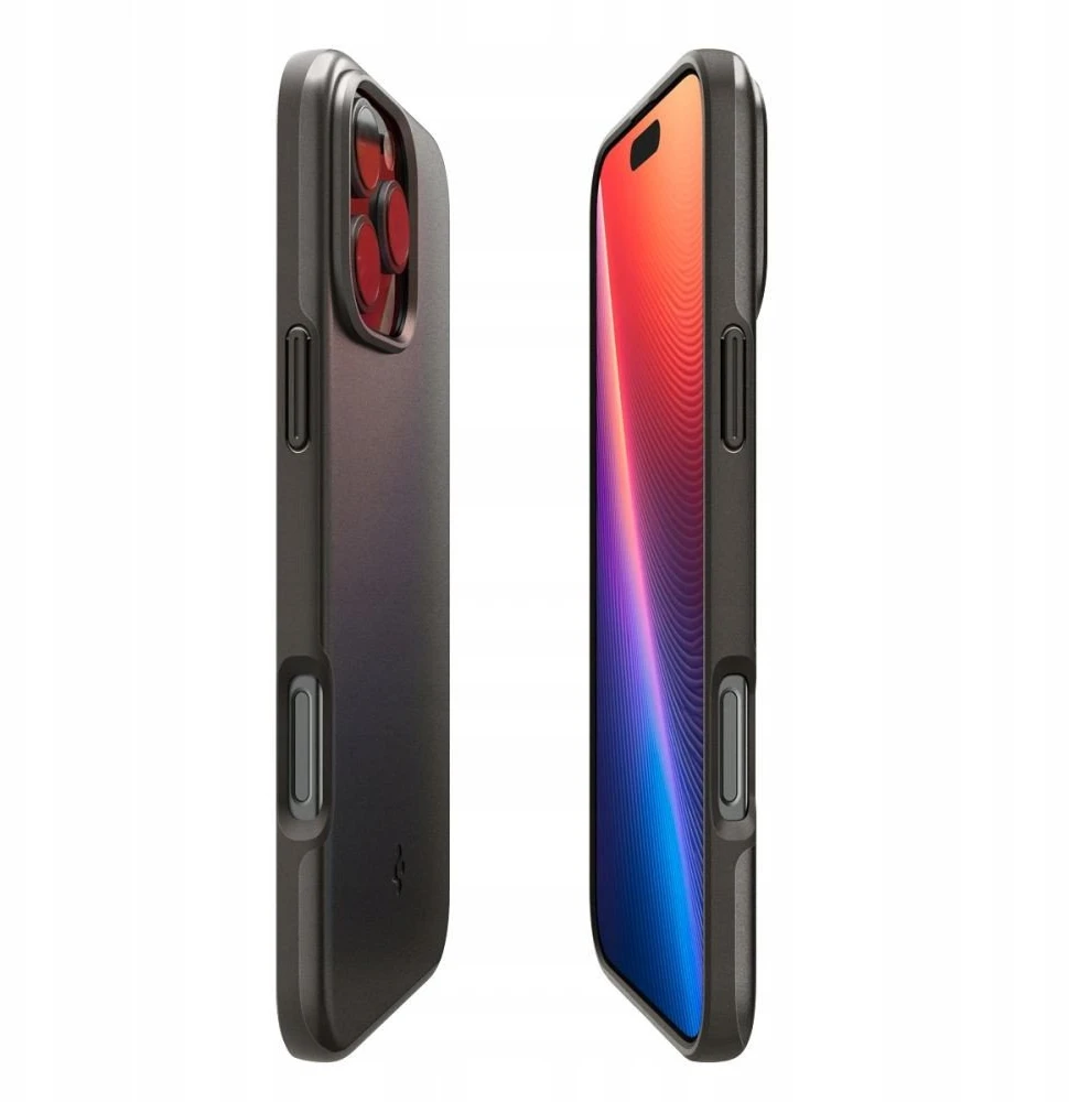 Dėklas Spigen Thin Fit MagSafe, gunmetal - iPhone 17 Pro Max
