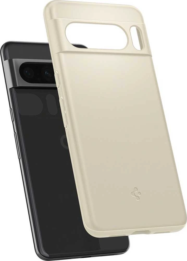 Dėklas Spigen Thin Fit, prigesinta bežinė - Google Pixel 8 Pro