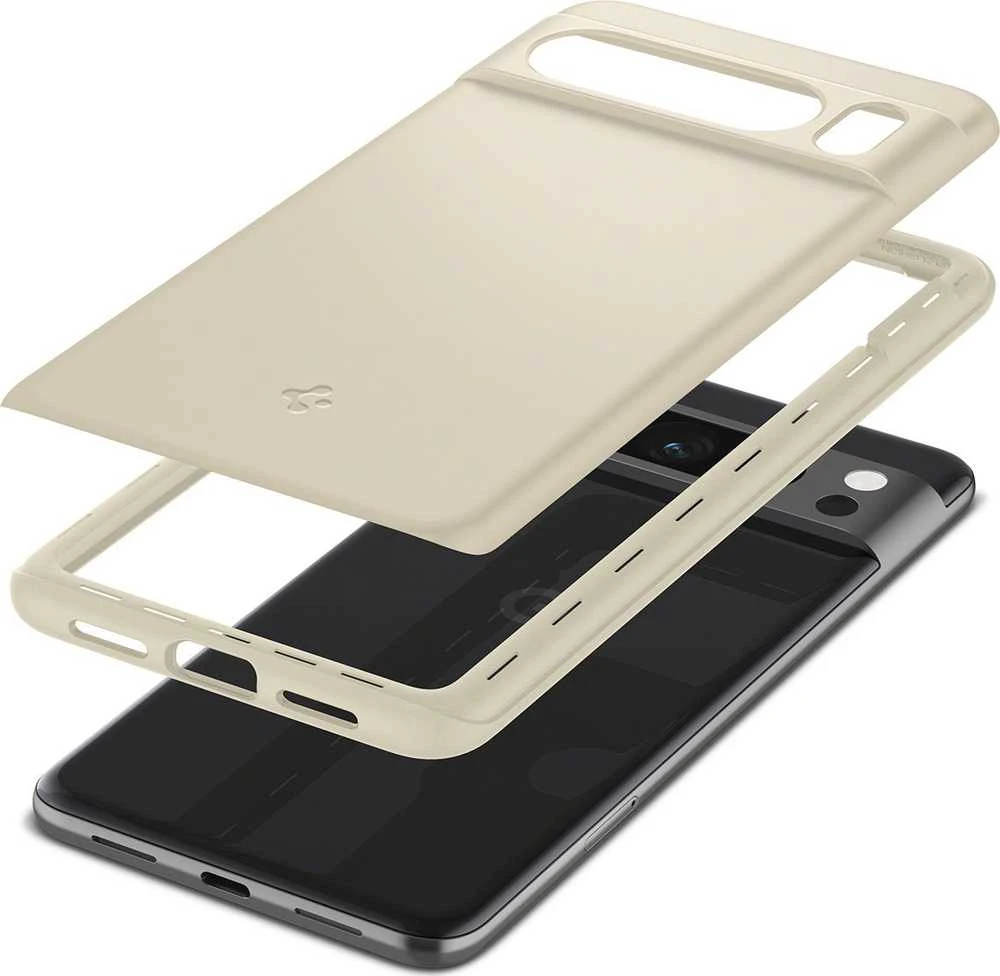 Dėklas Spigen Thin Fit, prigesinta bežinė - Google Pixel 8 Pro