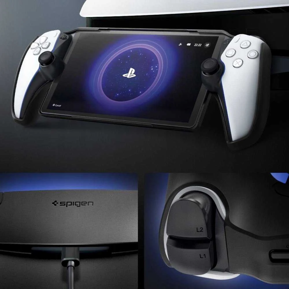 Spigen Thin Fit – dėklas skirtas Sony PlayStation Portal juodas