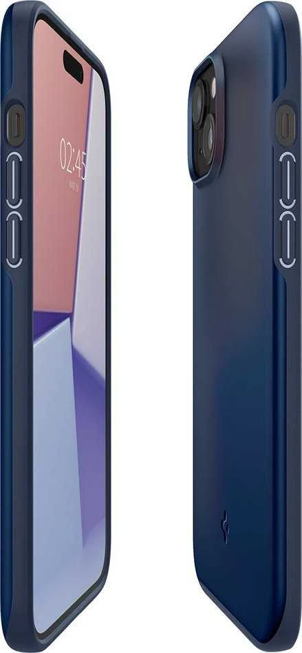 Spigen Thin Fit dėklas skirtas Apple iPhone 15 Plus,  spalva - Navy Blue