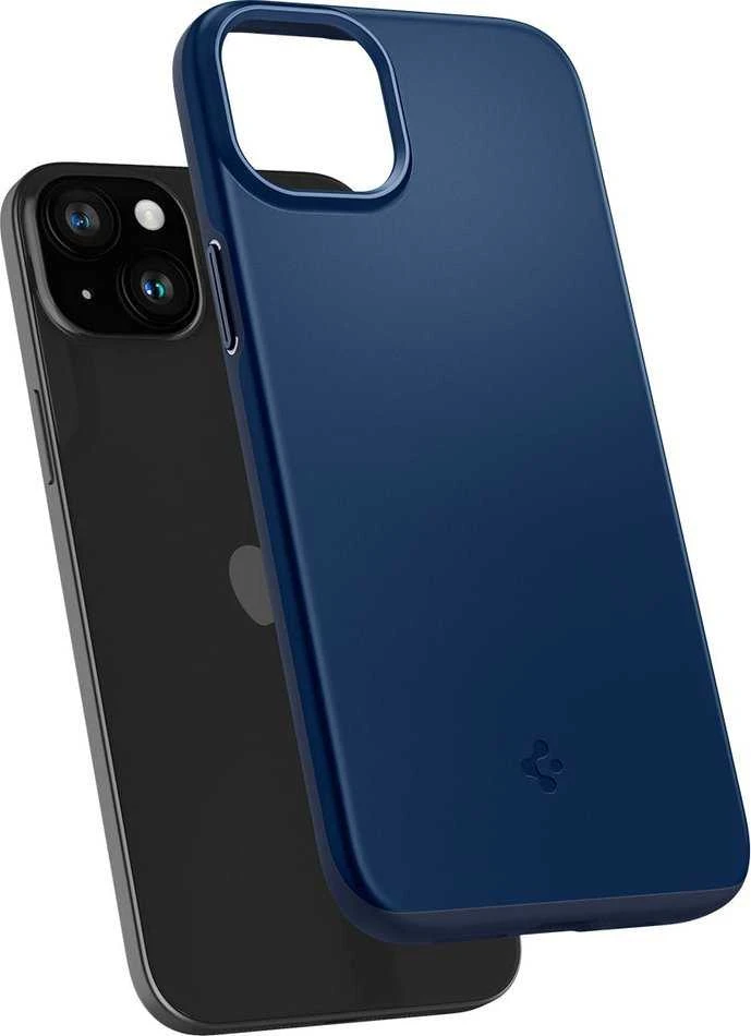 Spigen Thin Fit dėklas skirtas Apple iPhone 15 Plus,  spalva - Navy Blue