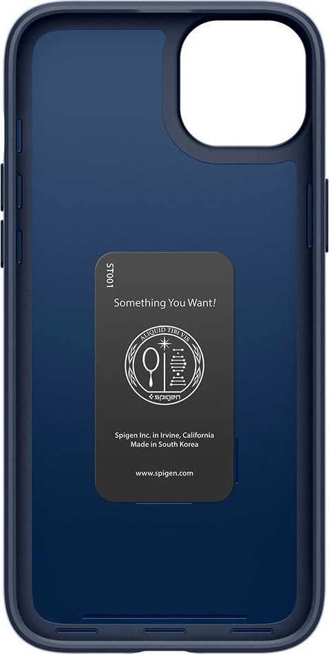 Spigen Thin Fit dėklas skirtas Apple iPhone 15 Plus,  spalva - Navy Blue