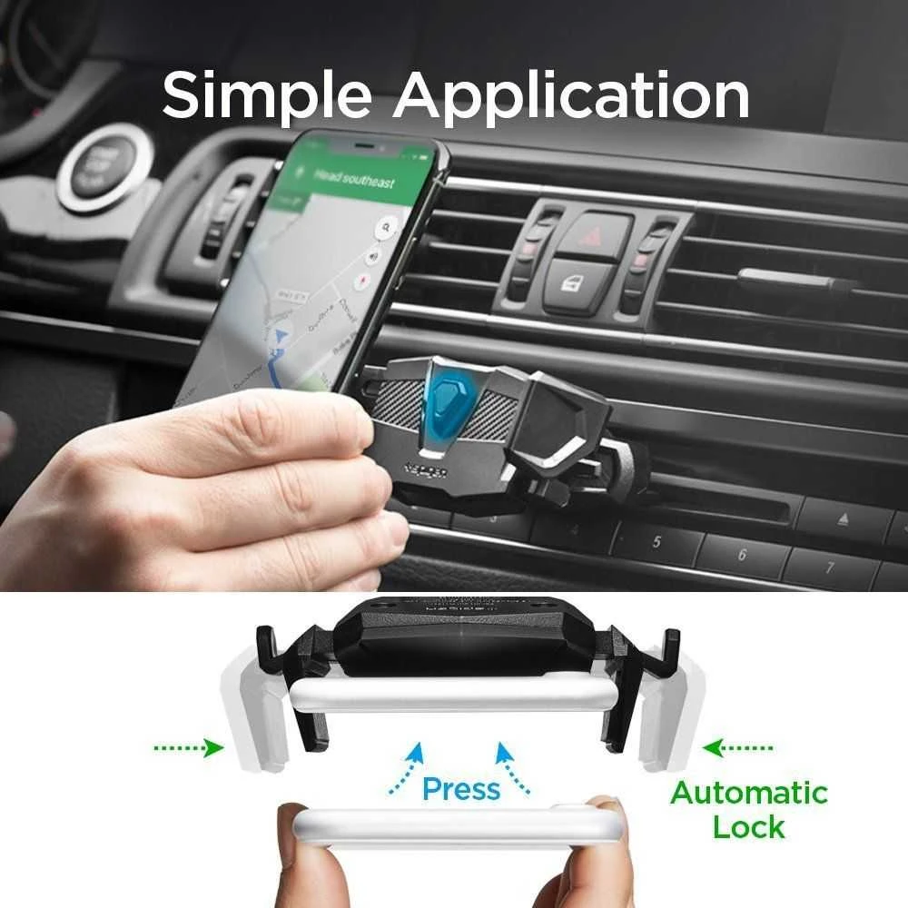 Spigen Kuel TMS24 One Tap CD Slot automobilinis telefono laikiklis Holder