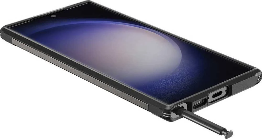 Spigen Tough Armor dėklas skirtas Samsung Galaxy S23 Ultra, spalva - Gunmetal