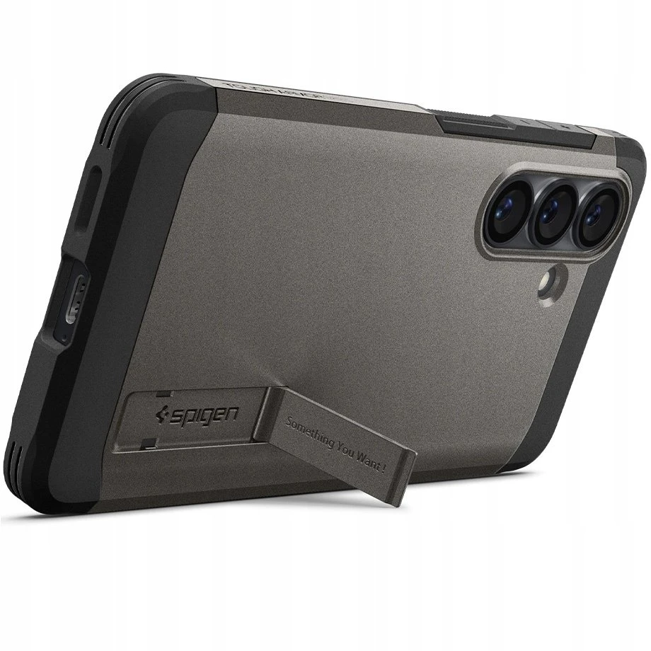 Spigen Tough Armor Mag MagSafe dėklas skirtas Samsung Galaxy S26 – pilkos spalvos