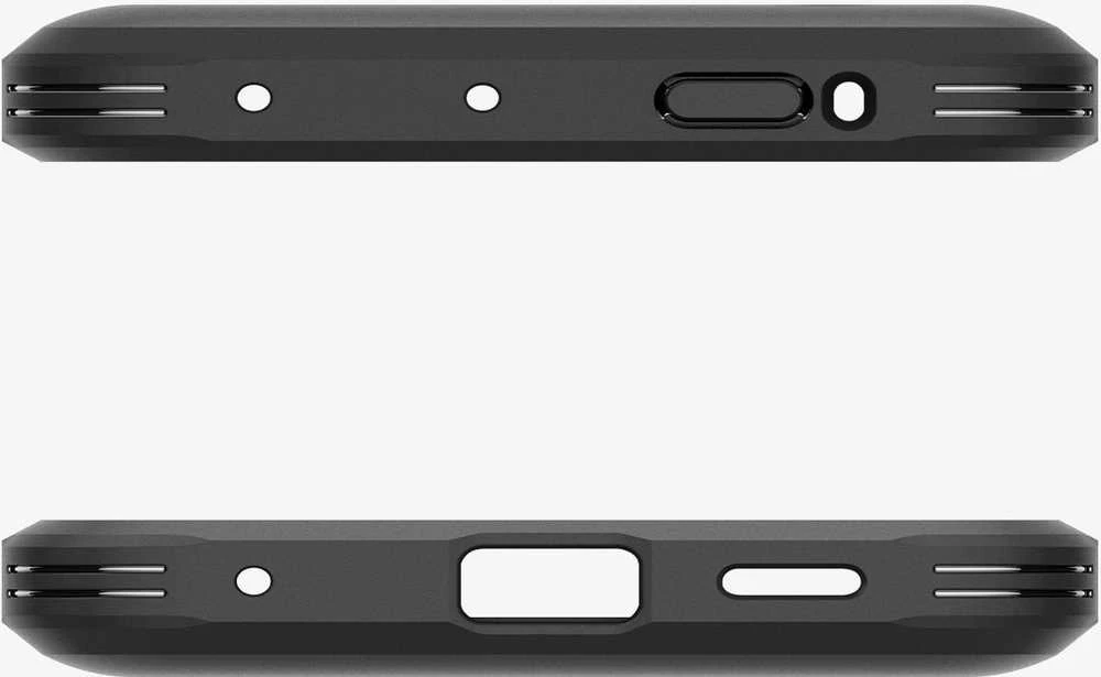 Dėklas Spigen Tough Armor skirtas Samsung Galaxy XCover 7 Pro juodos spalvos
