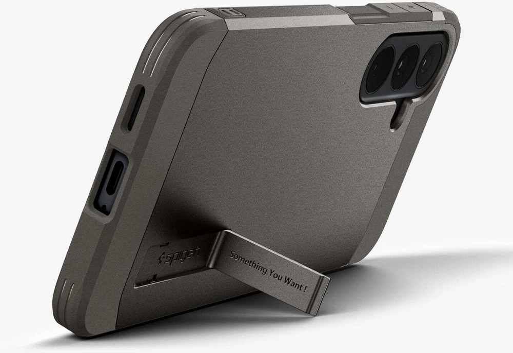Spigen Tough Armor MAG MagSafe dėklas Samsung Galaxy S26 FE GUNMETAL