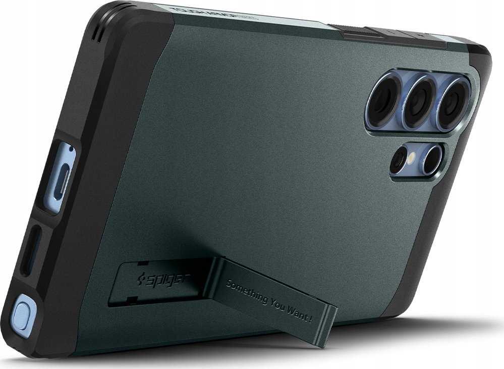 Spigen Tough Armor MagSafe - dėklas skirtas Samsung Galaxy S25 Ultra Abyss Žalias