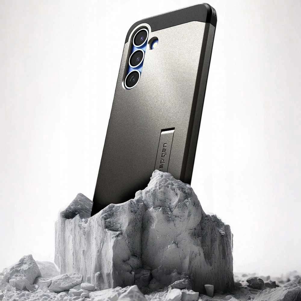 Dėklas Spigen Tough Armor Magsafe Galaxy S25+ gunmetal