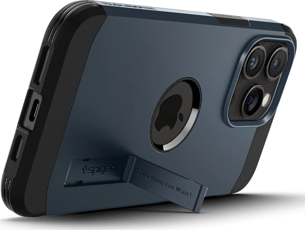 Spigen Tough Armor (MagFit) dėklas skirtas Apple iPhone 15 Pro Max, spalva - Metal Slate