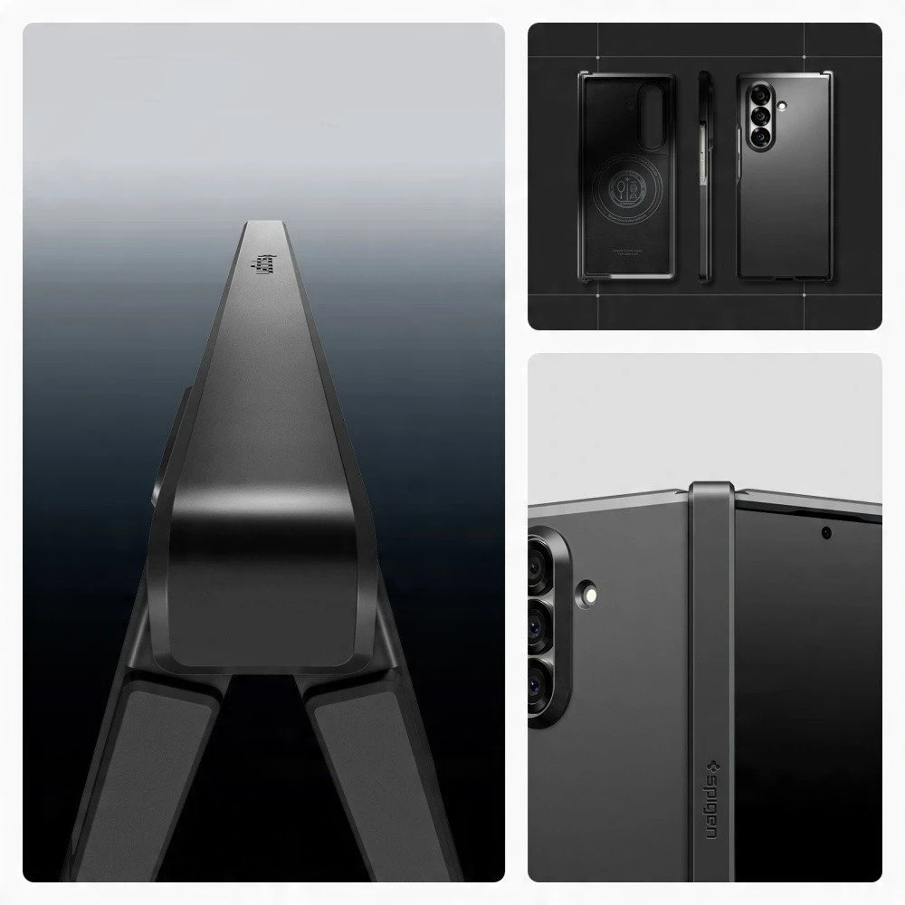Dėklas „Spigen Tough Armor Pro Mag Magsafe Galaxy Z Fold 7“ juodas