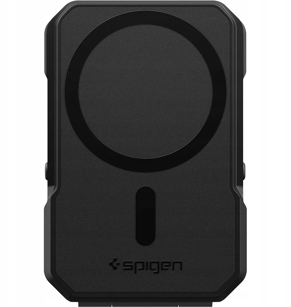 Dėklas „Spigen Tough Armor Pro“ piniginė, „MagSafe 5 Card“, juoda