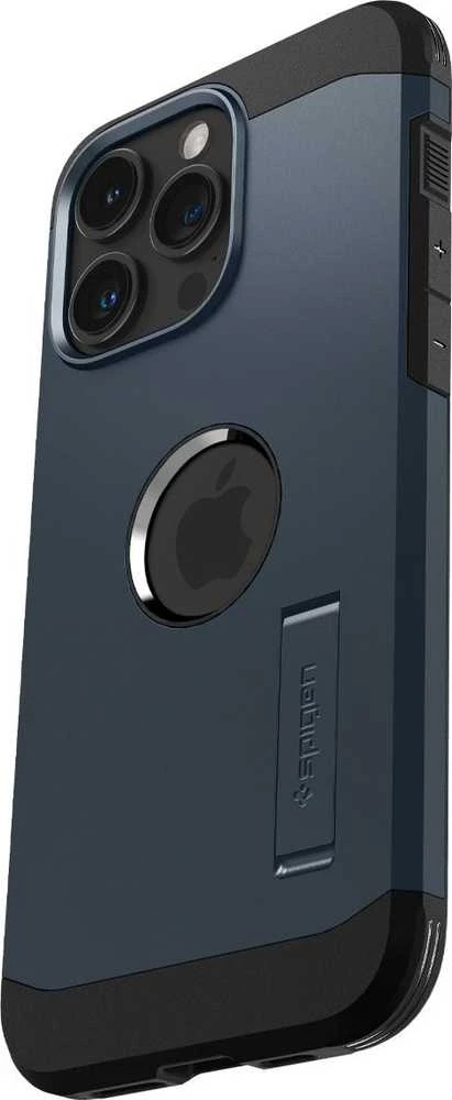 Spigen Tough Armor (MagFit) dėklas skirtas Apple iPhone 15 Pro Max, spalva - Metal Slate