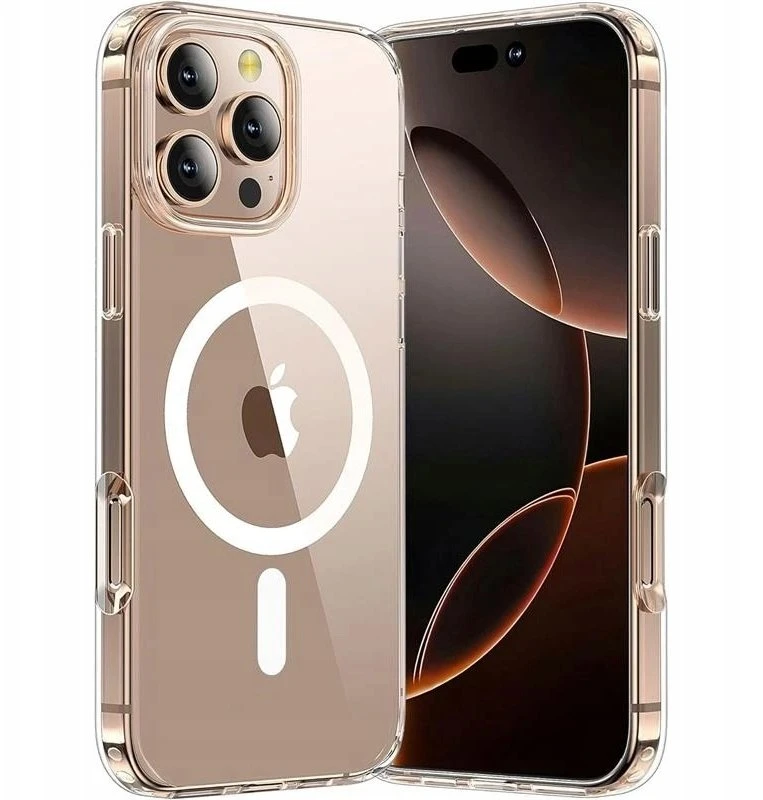 „Tech Protect TP Flex MagSafe“ dėklas, skirtas „iPhone 16 Pro Max“ – skaidrus