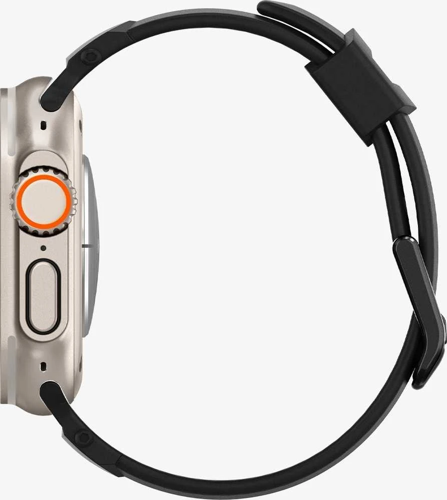 Dėklas Spigen Rugged Ultra apyrankė, matinės juodos spalvos – Apple Watch 49mm/46mm/45mm/44mm/42mm