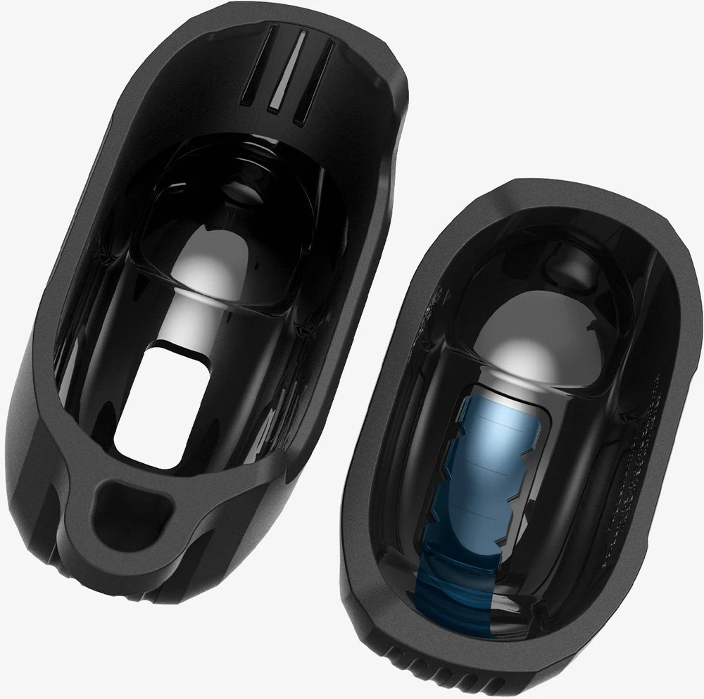 Spigen Tvirtas šarvas, matinės juodos spalvos – „Google Pixel Buds 2a“