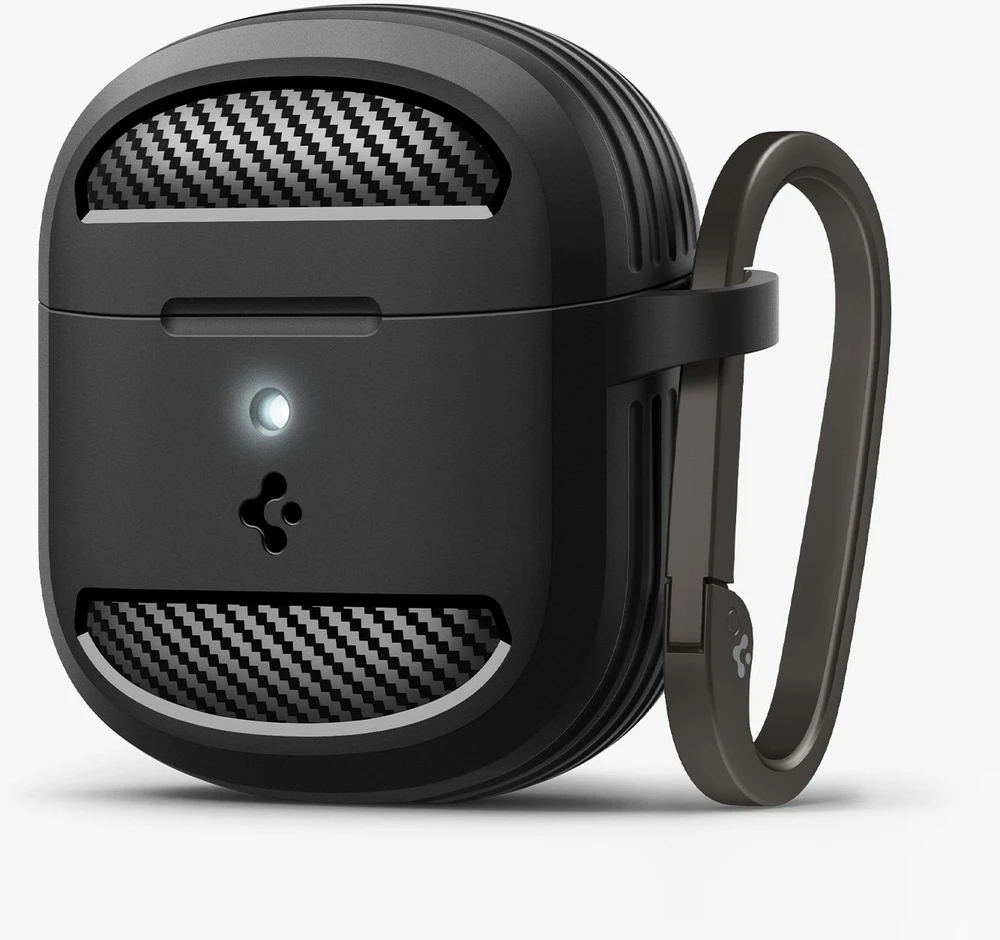 Spigen Tvirtas šarvas, matinės juodos spalvos – „Google Pixel Buds 2a“
