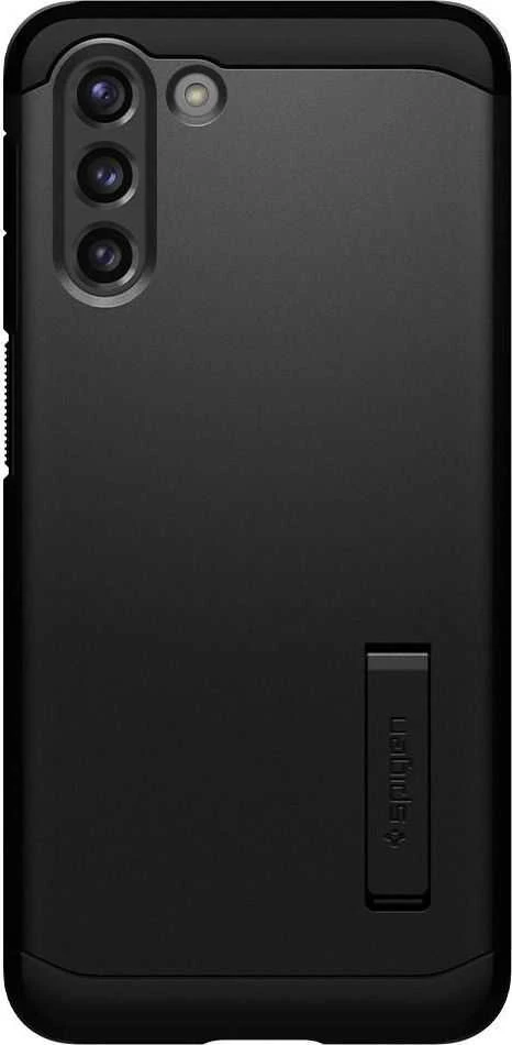 Dėklas „Spigen Tough Armor“, juodas – „Galaxy S21“