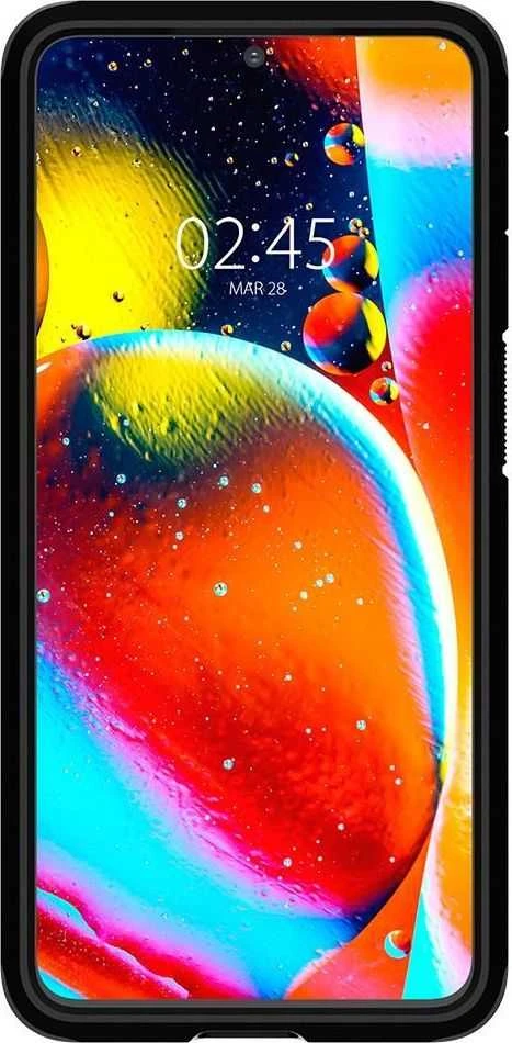 Dėklas „Spigen Tough Armor“, juodas – „Galaxy S21“