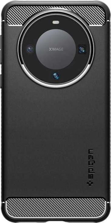 Dėklas Spigen Rugged Armor, juodas - Huawei Mate 60 Pro