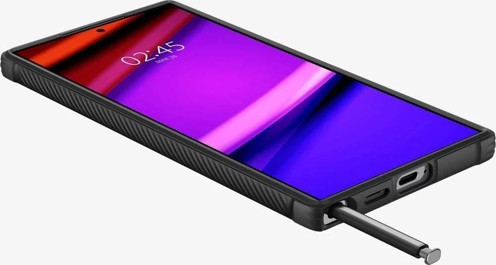 Dėklas SPIGEN RUGGED ARMOR GALAXY S24 ULTRA MATTE Juodas
