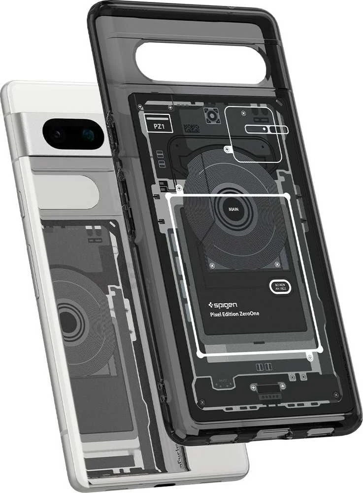 Dėklas Spigen Ultra Hybrid, zero one - Google Pixel 7a