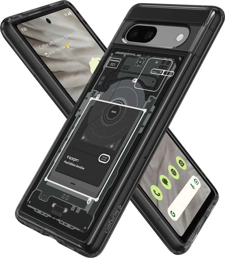 Dėklas Spigen Ultra Hybrid, zero one - Google Pixel 7a