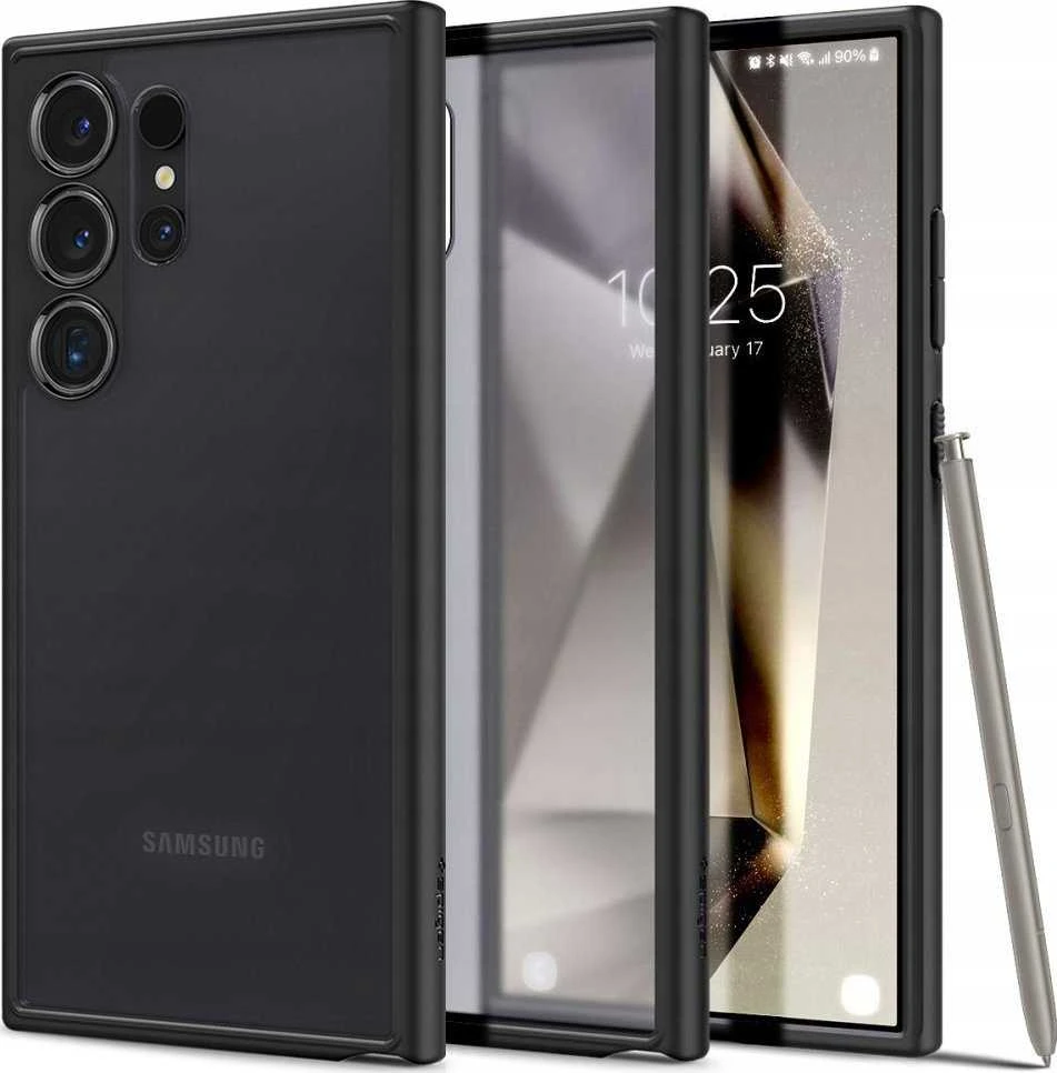 Dėklas Spigen Ultra Hybrid Galaxy S25 Ultra frost juodas