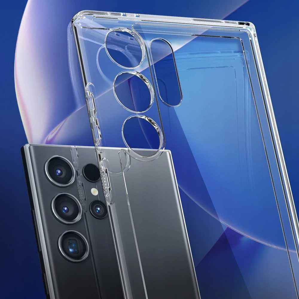 Dėklas Spigen Ultra Hybrid Galaxy S25 Ultra krištolo skaidrumo