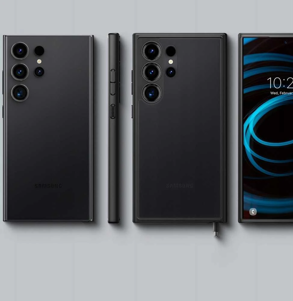 Dėklas Spigen Ultra Hybrid Galaxy S25 Ultra frost juodas