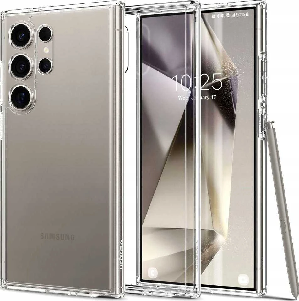 Dėklas Spigen Ultra Hybrid Galaxy S25 Ultra krištolo skaidrumo