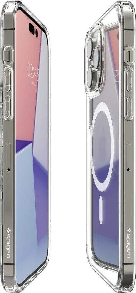 Spigen Ultra Hybrid (MagFit) dėklas skirtas Apple iPhone 14 Pro Max, spalva - Balta
