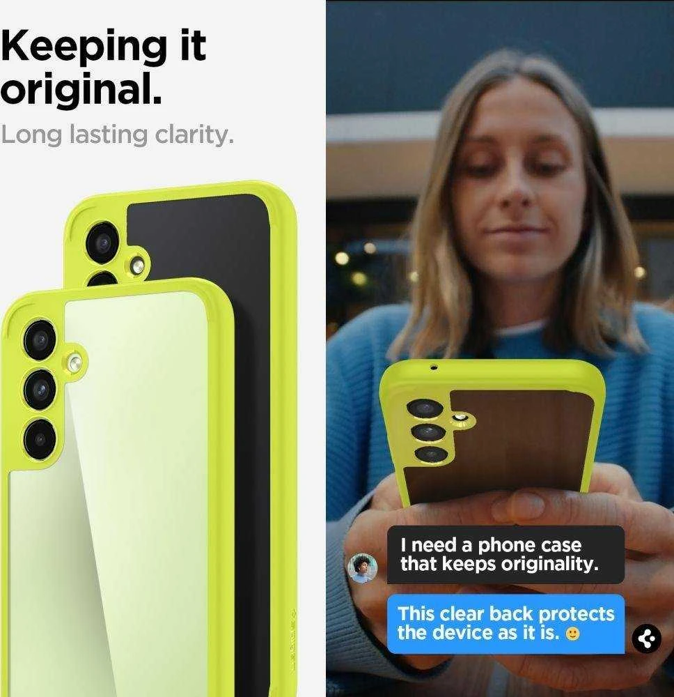 Spigen Ultra Hybrid dėklas skirtas Samsung Galaxy A54 5G, spalva - Lime