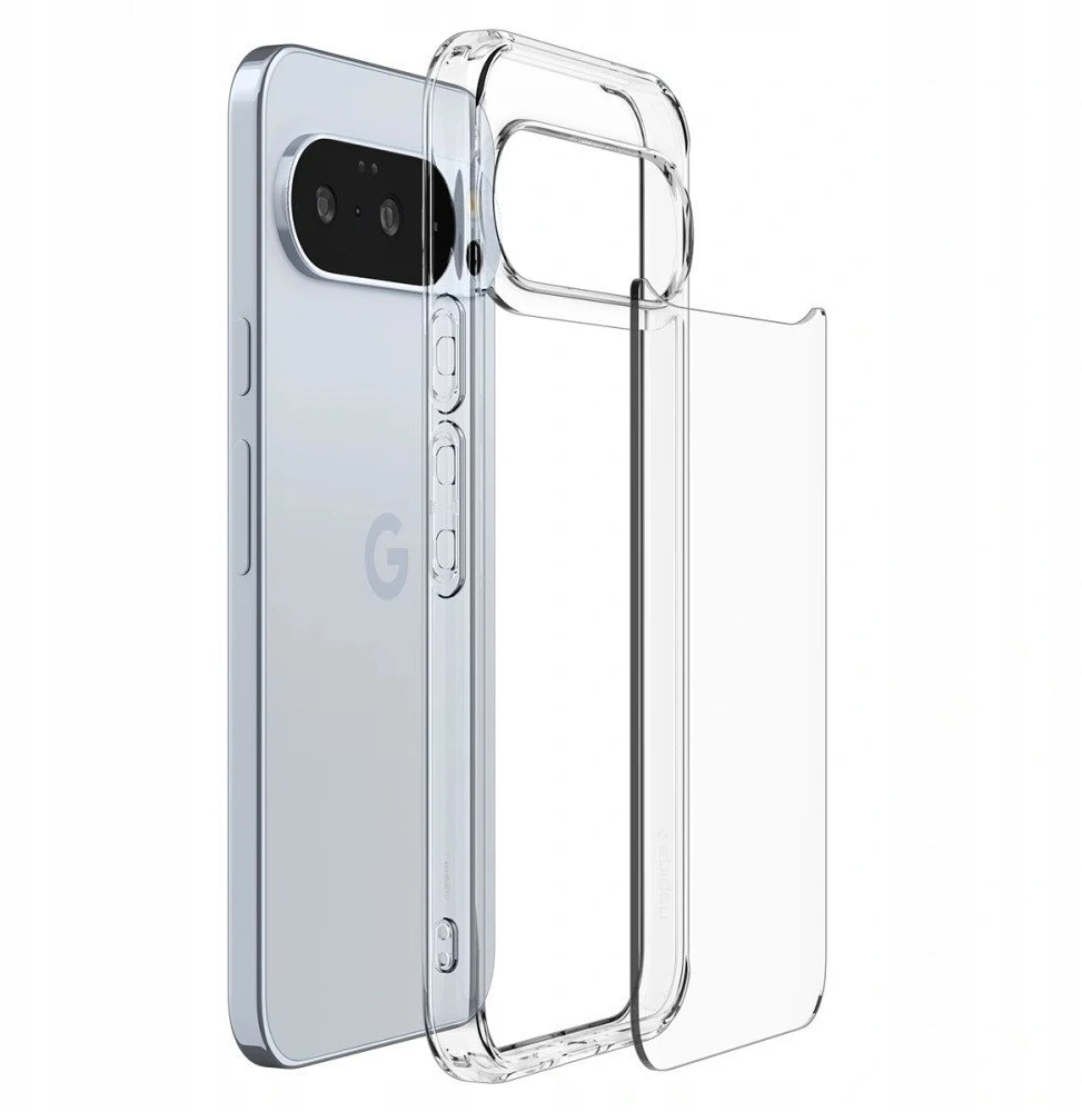 Spigen Ultra Hybrid dėklas skirtas Google Pixel 10 / 10 Pro – skaidrus