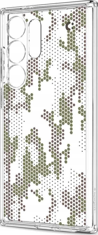 Dėklas Spigen Ultra Hybrid, digital camo - Samsung Galaxy S24 Ultra