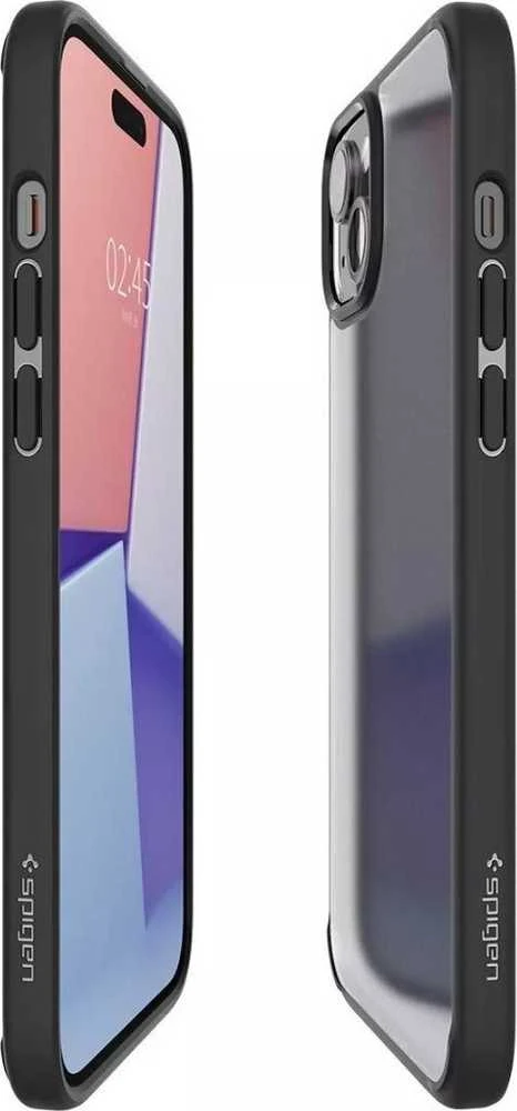 Spigen Ultra Hybrid Matte dėklas skirtas Apple iPhone 15 Plus, spalva - Frost Black